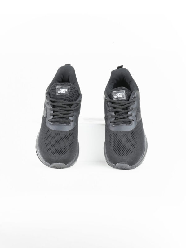 FirstWalk ART138 Men’s Running Shoes in Black– Lightweight and Cushioned