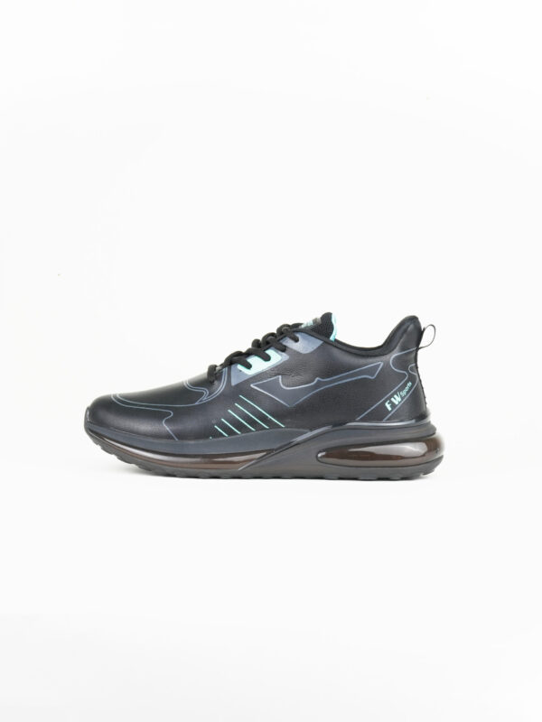 Alt Text FirstWalk ART144 Men’s Running Shoes in Black – Lightweight and Cushioned