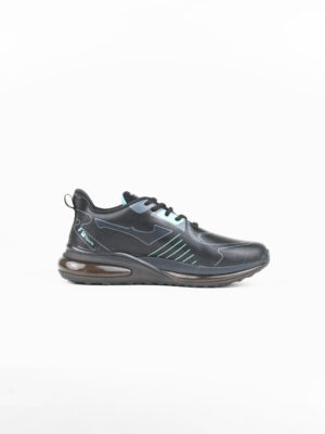 Alt Text FirstWalk ART144 Men’s Running Shoes in Black – Lightweight and Cushioned