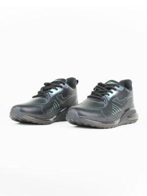Alt Text FirstWalk ART144 Men’s Running Shoes in Black – Lightweight and Cushioned