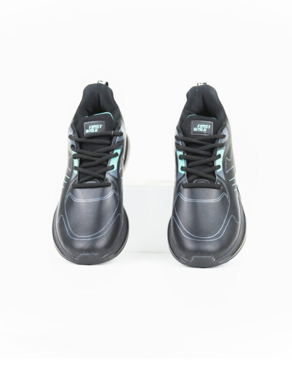 FirstWalk ART144 Black Men’s Running Shoes