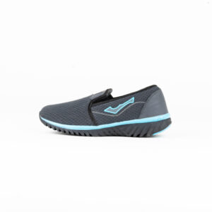 FirstWalk ART174 Men’s Slip-On Loafers in Black Sky Blue