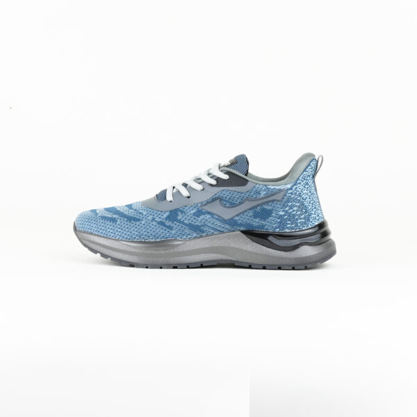 FirstWalk ART188 Men’s Shoes in Grey Sky Blue – Lightweight, Breathable, Cushioned