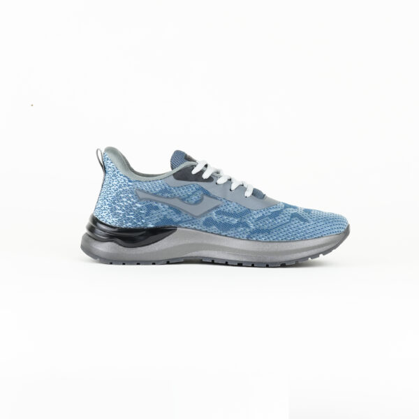 FirstWalk ART188 Men’s Shoes in Grey Sky Blue – Lightweight, Breathable, Cushioned