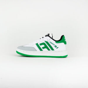 FirstWalk ART194 Samba Men’s Shoes in Green White – Breathable and Lightweight Casual Footwear