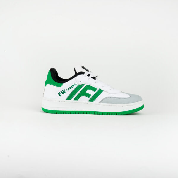 FirstWalk ART194 Samba Men’s Shoes in Green White – Breathable and Lightweight Casual Footwear
