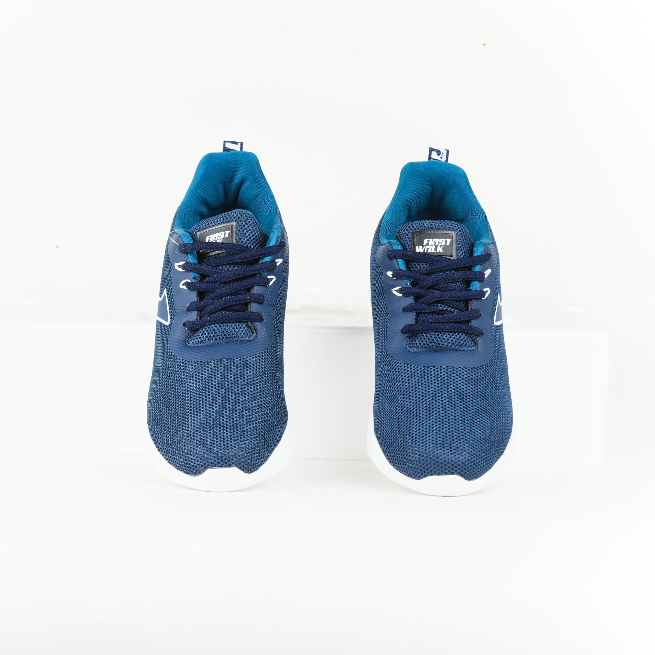 FirstWalk ART204 Men’s Shoes in Blue White – Lightweight, Cushioned, Breathable