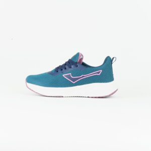 FirstWalk ART222 Women’s Running Shoes in Green Purple White – Lightweight and Cushioned