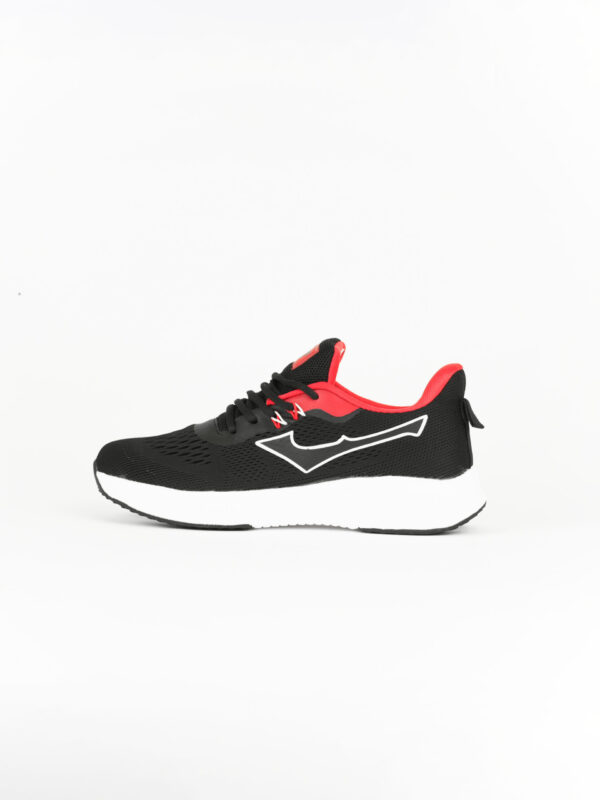 FirstWalk ART224 Men’s Running Shoes in Black Red – Lightweight and Cushioned