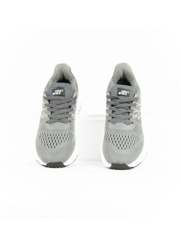 FirstWalk ART226 Men’s Running Shoes in Grey White – Lightweight and Cushioned