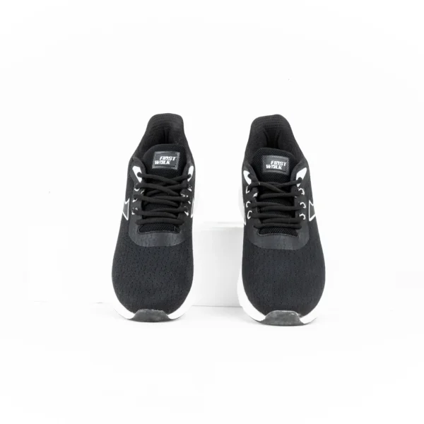 FirstWalk ART126 Women’s Running Shoes in Black – Breathable, Cushioned, and Lightweight.