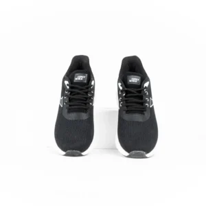FirstWalk ART126 Women’s Running Shoes in Black – Breathable, Cushioned, and Lightweight.