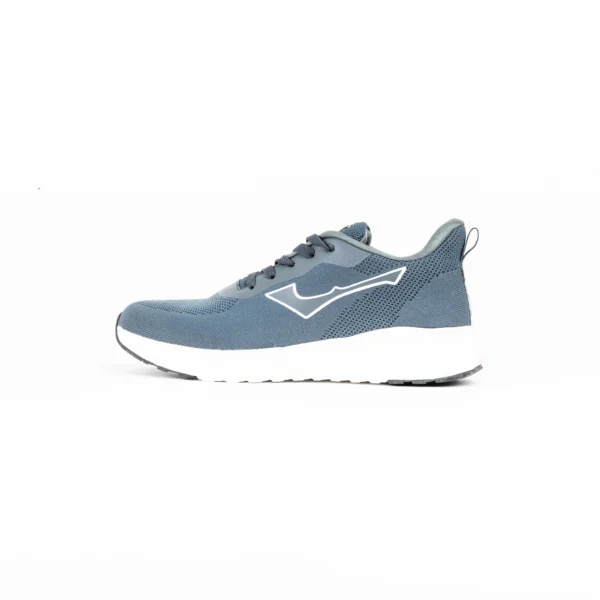 FirstWalk ART140 men’s Running Shoes in Grey White, – Lightweight, Cushioned & Breathable.