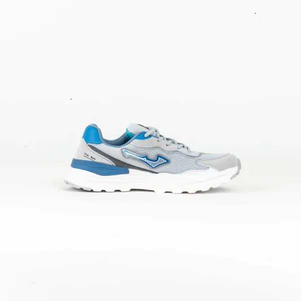 FirstWalk ART159 Men’s Running Shoes in Grey – Lightweight, Cushioned & Performance-Driven.