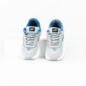 FirstWalk ART159 Men’s Running Shoes in White – Lightweight, Cushioned & Performance-Driven.