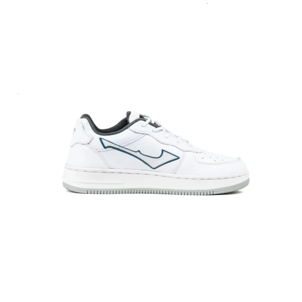 FirstWalk ART162 Men’s Running Shoes in Grey and White – Breathable, Cushioned & Lightweight.