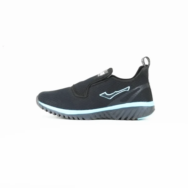 FirstWalk ART173 Men’s Running Shoes in Black Sky Blue – Lightweight, Cushioned & Breathable.