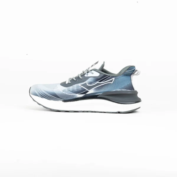 FirstWalk ART186 Men’s Running Shoes in Grey – Lightweight, Cushioned & Breathable.