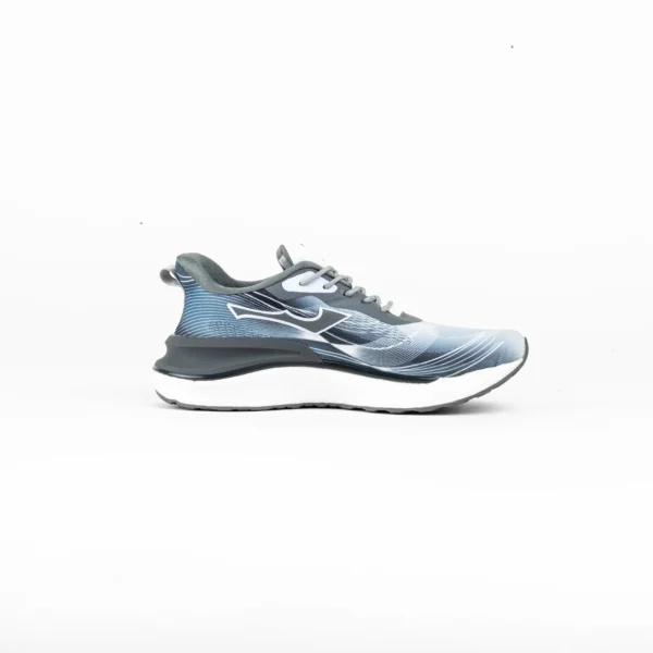 FirstWalk ART186 Men’s Running Shoes in Grey – Lightweight, Cushioned & Breathable.